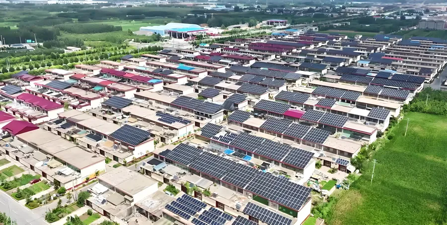 Grid-connected rooftop photovoltaic system for farmers in Shandong, China