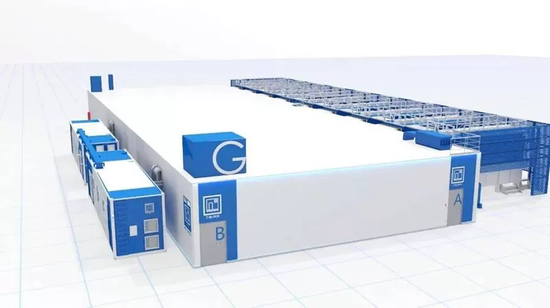 Data center solar photovoltaic effect simulation