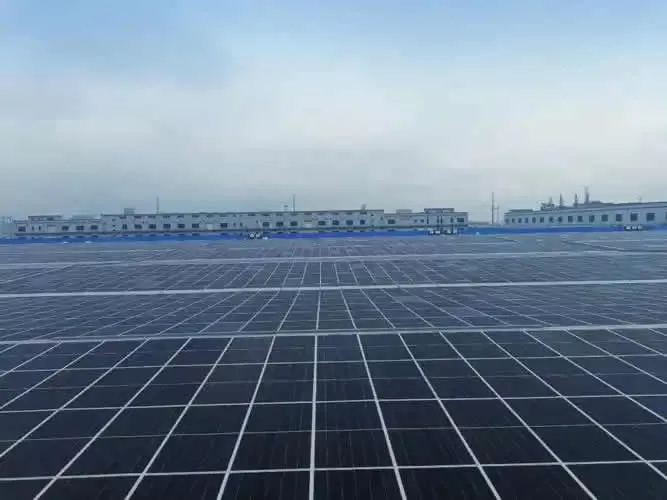 Lance Technology Xiangtan Park Rooftop BIPV paving effect