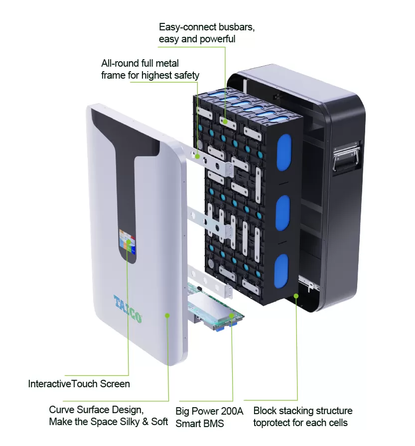 T-ONE series lithium iron phosphate battery internal description