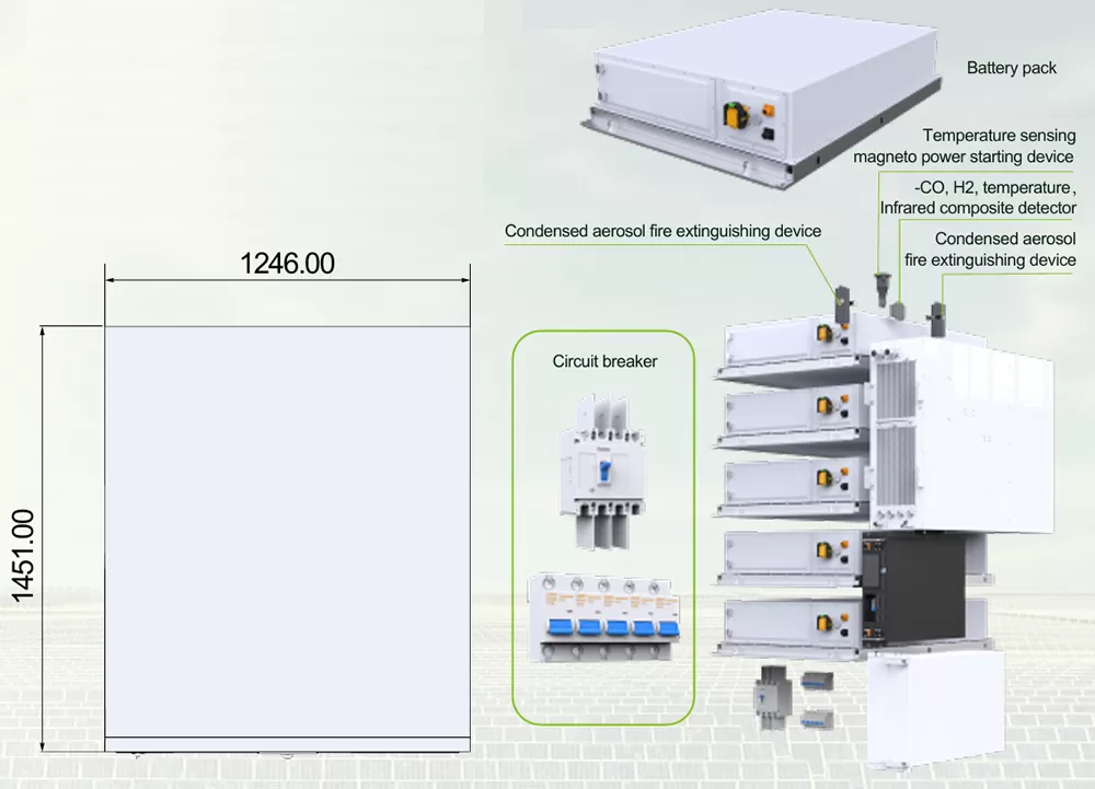 Industrial Solar Battery Storage System TK E-Cube L200 A100 A200 Internal Sizing Chart