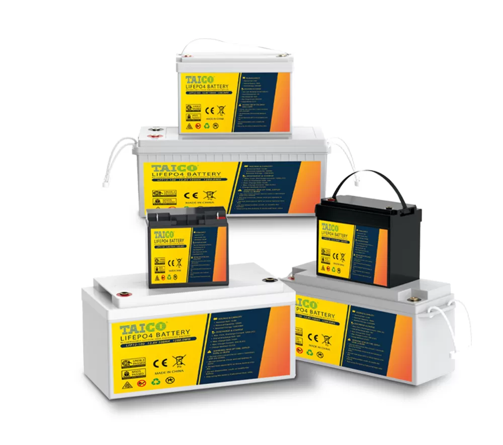 TAICO Customizable 12V Lithium Ion Storage Battery LiFePO4